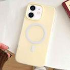 For iPhone 11 Skin Feel MagSafe Magnetic PC Hybrid TPU Phone Case(Yellow) - 1