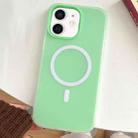 For iPhone 11 Skin Feel MagSafe Magnetic PC Hybrid TPU Phone Case(Green) - 1