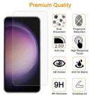 For Samsung Galaxy S23+ 5G 10pcs xDfind 0.18mm 9H 2.5D High Aluminum Tempered Glass Film, Support Fingerprint Unlocking - 3