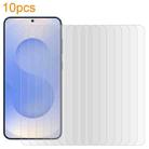 For Samsung Galaxy S25 5G 10pcs xDfind 0.18mm 9H 2.5D High Aluminum Tempered Glass Film, Support Fingerprint Unlocking - 1