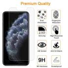 For iPhone 11 Pro Max / XS Max 10pcs xDfind 0.26mm 9H 2.5D Middle Aluminum Tempered Glass Film - 3