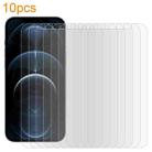 For iPhone 12 Pro Max 10pcs xDfind 0.26mm 9H 2.5D Middle Aluminum Tempered Glass Film - 1