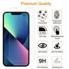 For iPhone 13 mini 10pcs xDfind 0.26mm 9H 2.5D Middle Aluminum Tempered Glass Film - 3