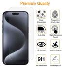 For iPhone 15 Plus / 15 Pro Max 10pcs xDfind 0.26mm 9H 2.5D Middle Aluminum Tempered Glass Film - 3
