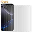 For iPhone 16 Pro Max 10pcs xDfind 0.26mm 9H 2.5D Middle Aluminum Tempered Glass Film - 1