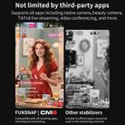 FUNSNAP CM8 Smartphone Stabilizer Foldable 3-axis Anti-shake Vlog Shooting Gimbal, Basic Version(Black) - 6
