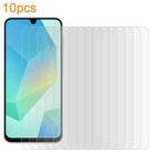For Samsung Galaxy A16 4G 10pcs xDfind 0.26mm 9H 2.5D Middle Aluminum Tempered Glass Film - 1