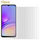 For Samsung Galaxy A05 / A05e 10pcs xDfind 0.26mm 9H 2.5D Middle Aluminum Tempered Glass Film - 1
