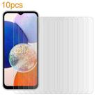 For Samsung Galaxy A14 4G / 5G / M14 10pcs xDfind 0.26mm 9H 2.5D Middle Aluminum Tempered Glass Film - 1