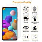 For Samsung Galaxy A21s 10pcs xDfind 0.26mm 9H 2.5D Middle Aluminum Tempered Glass Film - 3