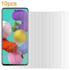 For Samsung Galaxy A51 5G 10pcs xDfind 0.26mm 9H 2.5D Middle Aluminum Tempered Glass Film - 1