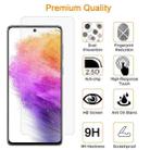 For Samsung Galaxy A73 4G 10pcs xDfind 0.26mm 9H 2.5D Middle Aluminum Tempered Glass Film - 3