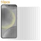 For Samsung Galaxy S24 5G 10pcs xDfind 0.26mm 9H 2.5D Middle Aluminum Tempered Glass Film - 1