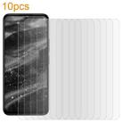For Redmi 13 5G / 4G / Note 13R 10pcs xDfind 0.26mm 9H 2.5D Middle Aluminum Tempered Glass Film - 1
