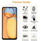 For Redmi 13C 4G / 5G 10pcs xDfind 0.26mm 9H 2.5D Middle Aluminum Tempered Glass Film - 3