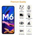 For Xiaomi Poco M6 / Redmi 13R 10pcs xDfind 0.26mm 9H 2.5D Middle Aluminum Tempered Glass Film - 3