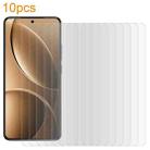 For Redmi K80 Pro / K80 10pcs xDfind 0.26mm 9H 2.5D Middle Aluminum Tempered Glass Film - 1