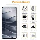 For Redmi Note 14 5G 10pcs xDfind 0.26mm 9H 2.5D Middle Aluminum Tempered Glass Film - 3