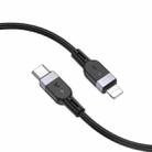 hoco X109 Energy 2m 60W Silicone Fast Charging Data Cable, Interface:PD to 8 Pin(Black) - 3