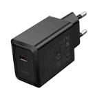 hoco N68 PD20W Type-C Single Port Charger, Specification:EU Plug(Black) - 3