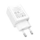 hoco N68 PD20W Type-C Single Port Charger, Specification:EU Plug(White) - 3