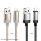 hoco X117 1m Star Fast Charging Data Cable, Interface:USB to 8 Pin(Black) - 2