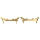 For vivo Watch 5 / iQOO Watch 5 One Pair Metal Head Adapter Watch Band Connector(Gold) - 1
