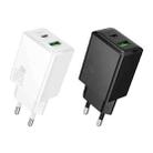 hoco N69 PD20W+QC3.0 Dual Port Charger, Specification:EU Plug(White) - 2