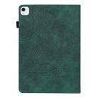 For iPad Air 13 2025 / 2024 Peacock Embossed Pattern Leather Tablet Case(Green) - 3