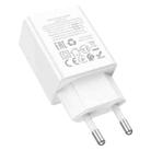 hoco N70 PD30W Type-C Single Port Charger, Specification:EU Plug(White) - 3