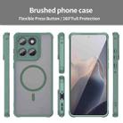 For Motorola Edge 60 Fan Dun Series TPU Hybrid PC Frosted Magsafe Phone Case(Green) - 2