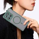 For Motorola Edge 60 Fan Dun Series TPU Hybrid PC Frosted Magsafe Phone Case(Green) - 3