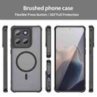 For Motorola Edge 60 Fusion Fan Dun Series TPU Hybrid PC Frosted Magsafe Phone Case(Black) - 2