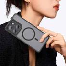 For Motorola Edge 60 Fusion Fan Dun Series TPU Hybrid PC Frosted Magsafe Phone Case(Black) - 3