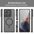 For Motorola Edge 60 Pro Fan Dun Series TPU Hybrid PC Frosted Magsafe Phone Case(Black) - 2