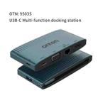 Onten 6 in 1 USB-C Multi-function Docking Station, HDTV+VGA+RJ45 Gigabit +USB-C Data +USB-C PD 3.0+USB 3.0(Green) - 2