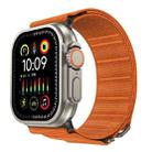 For Apple Watch 46mm / 49mm / 45mm / 44mm Traveler Nylon Watch Band(Orange) - 1