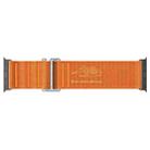 For Apple Watch 46mm / 49mm / 45mm / 44mm Traveler Nylon Watch Band(Orange) - 2