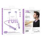 Borofone BE66 Motor Neck-mounted BT Headset Earphones(Purple) - 3