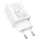 hoco N71 PD30W+QC3.0 Dual Port Charger, Specification:EU Plug(White) - 3