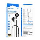 Borofone BM89 Surpass Universal 3.5mm Wired Earphones with Microphone, Length: 1.2m(Black) - 3