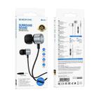 Borofone BM93 Platino Universal 3.5mm Wired Earphones with Microphone, Length: 1.2m(Metal Grey) - 3