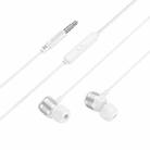 Borofone BM93 Platino Universal 3.5mm Wired Earphones with Microphone, Length: 1.2m(Silver) - 2