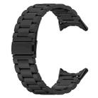 For Google Pixel Watch 3 / 2 / 1 41mm xDfind Three Beads Quick Release Metal Watch Band(Black) - 3