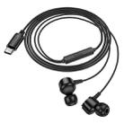 Borofone BM94 Sonar Type-C Interface Universal Digital Wired Earphones with Microphone, Length: 1.2m(Black) - 2