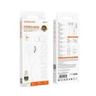 Borofone BM94 Sonar Type-C Interface Universal Digital Wired Earphones with Microphone, Length: 1.2m(White) - 3