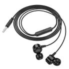 Borofone BM94 Sonar 3.5mm Interface Universal Wired Earphones with Microphone, Length: 1.2m(Black) - 2