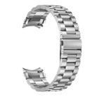 For OPPO Watch X2 / X xDfind Three Beads Quick Release Metal Watch Band(Silver) - 2
