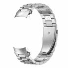 For OPPO Watch X2 / X xDfind Three Beads Quick Release Metal Watch Band(Silver) - 3