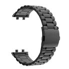 For OPPO Watch SE / Watch 3 xDfind Three Beads Quick Release Metal Watch Band(Black) - 2